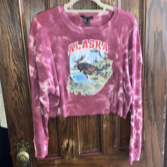 Forever 21 Alaska Crop Long Sleeve - Picture 7 of 8